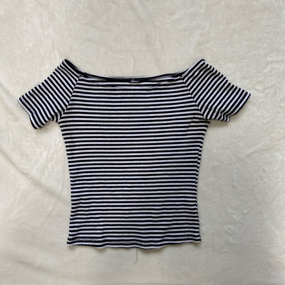 Striped crop top